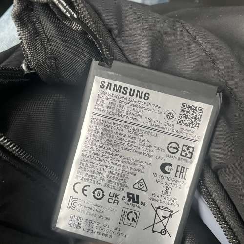 Samsung A22. 拆機原裝電池一片。