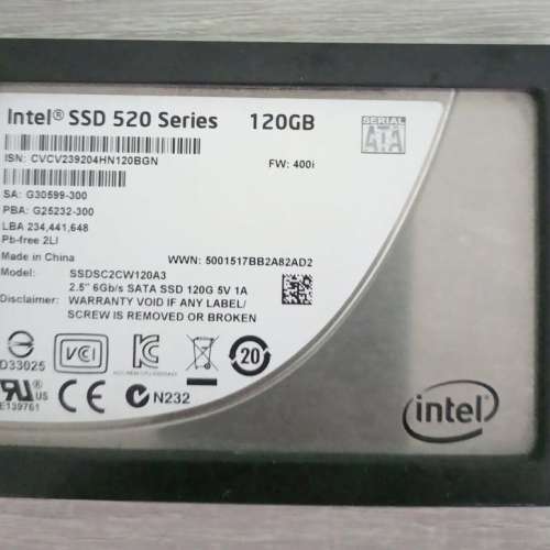 Intel 120G SSD