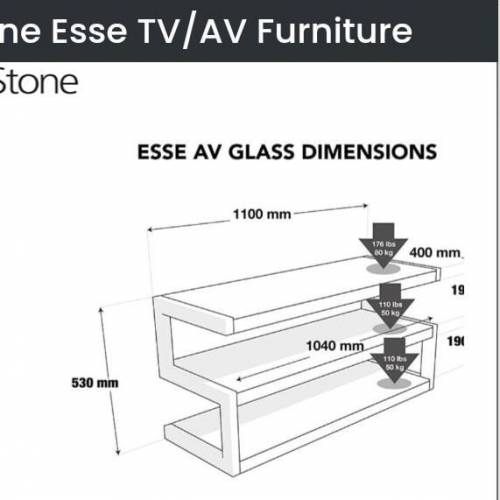 NorStone_ESSE AV現代影音電視櫃(S型)