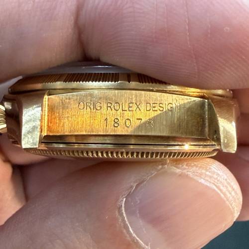 勞力士 Rolex Day-Date 18078 黃金 18K 金 電腦面 紀念面 羅馬軌道圈 淨錶頭 $78888