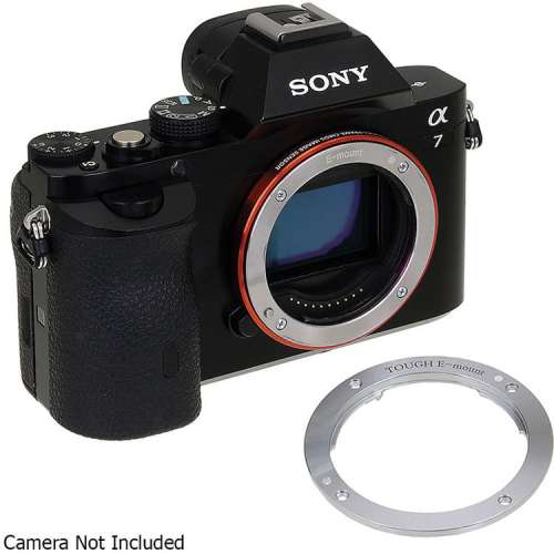 Fotodiox Pro TOUGH E-Mount - Silver - Light Tight Replacement Lens Mount