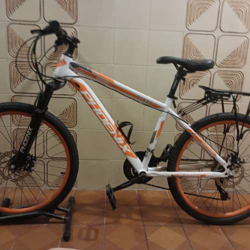 24 吋   橙白色  單車