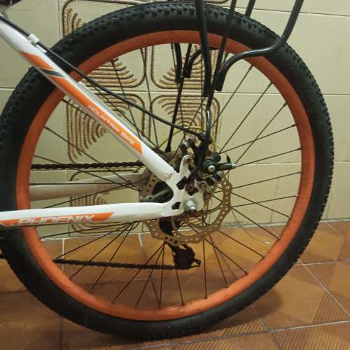 24 吋   橙白色  單車