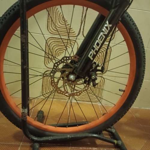 24 吋   橙白色  單車