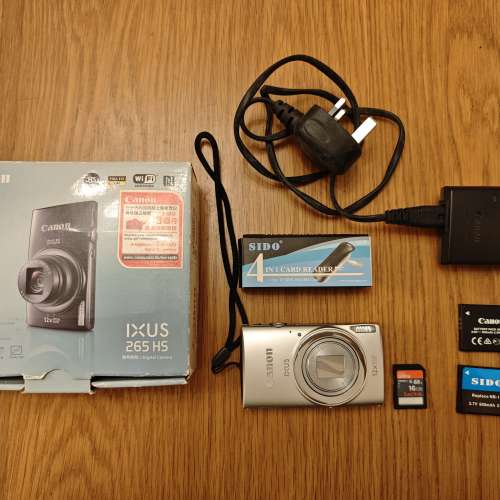 Canon IXUS 265 HS 12 X Digital Zoom CCD