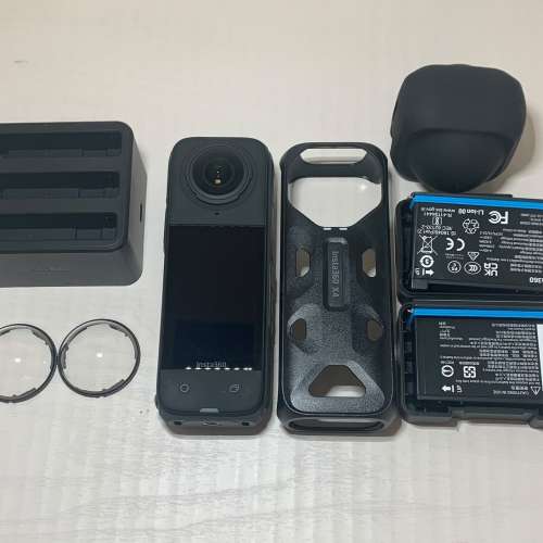 [觀塘實體店] 二手 Insta360 X4 (共2電+原廠充電器+鏡頭保護蓋+鏡頭保護蓋鏡) 行貨...