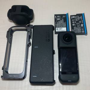 [觀塘實體店] 二手 Insta360 X5 (共2電+電池充電器+多功能保護邊框+Mon貼) 行貨 *S...
