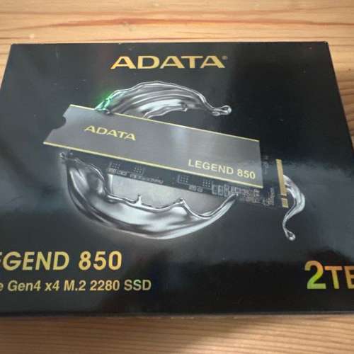 ADATA LEGEND PCIe Gen4 x4 M.2 2280 SSD 2TB (仲有保養）