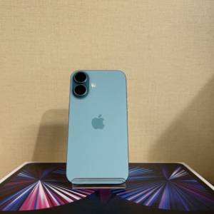 iPhone 16 128gb,港行雙卡，完美冇花，冇修冇拆，有套有貼，所有原裝，所有功能正常！