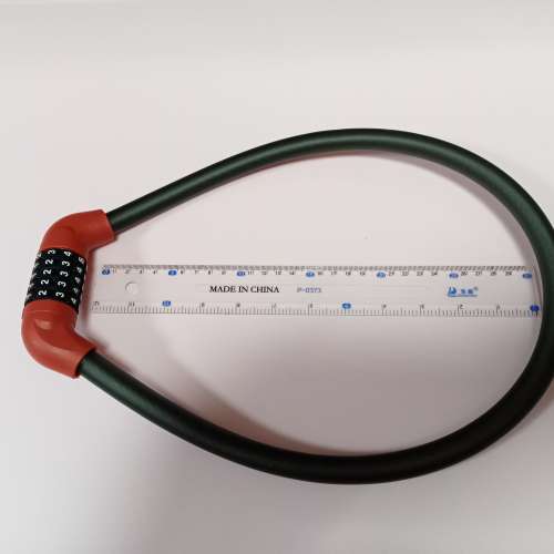 五位密碼 單車鎖(30cm)  (Dia.15mm) $30/件
