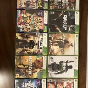Xbox 360 games 遊戲 Call of Duty Modern Warfare Black Ops Rainbow Six Vegas 2