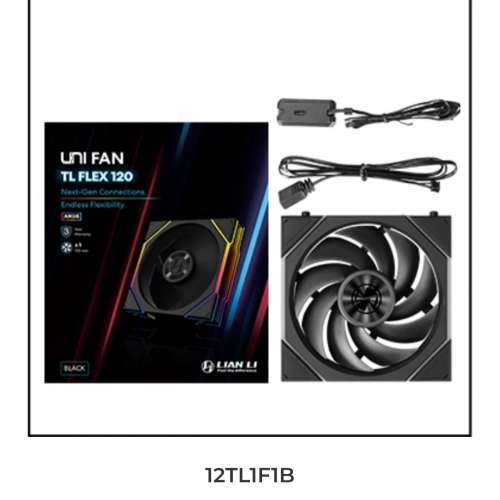 (一共七把, 6x反葉 & 1x正葉) Lian LI 新款FLEX TL120 ARGB 黑色 （有單香港代理有...