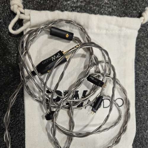 PW Audio 7fold Pipe Ser. Silver Ltd 銀線 2pin 4.4