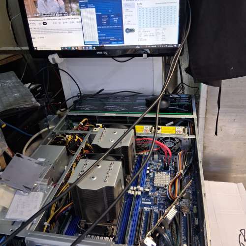 (32C64T  LGA4189  CPU連4U散熱風扇)x2 = 64C128T