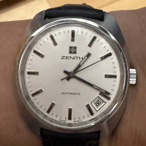 【稀有歷史客製款】1974年古董真力時 Zenith Surf 自動上鍊機械錶 (Ref. 01.1290.2...
