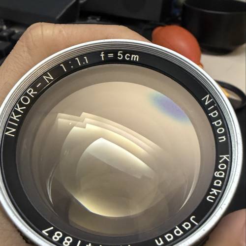 Nikon Nikkor  50mm f1.1 lense external