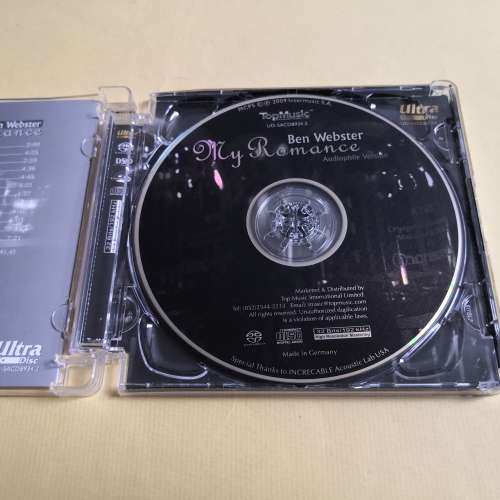 SACD BEN WEBSTER - MY ROMANCE 德版