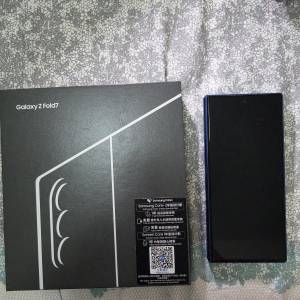 行貨Samsung Fold 7 512gb 藍色