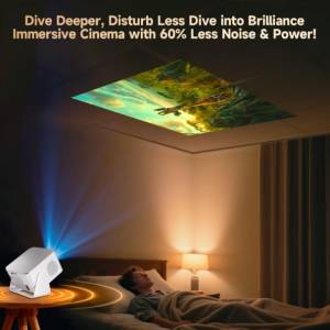 HY350 MAX Native 1080P (FULL HD) Projector - WiFi 6 (Dual Band)/ Android 14