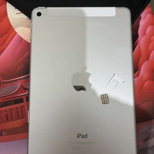 插卡版99新iPad mini 4 128gb 極新，完美冇花，冇修冇拆，電池健康度100（Apple 全...
