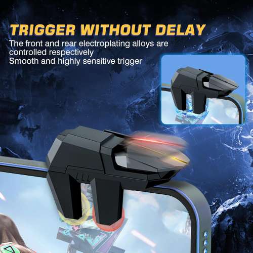 X Weapon  Mobile Gaming Trigger Controller (Combo Button Suit, For Mobile Phone