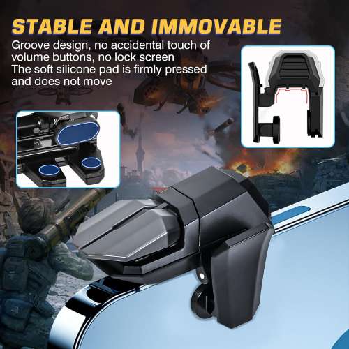 X Weapon  Mobile Gaming Trigger Controller (Combo Button Suit, For Mobile Phone