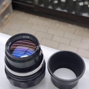 PO2-2M 75MM F2 00字頭 MOVIE LENS M42 MOUNT