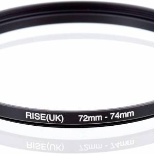 RISE(UK) 72mm - 74mm Aluminum Step-Up Ring (濾鏡接環)