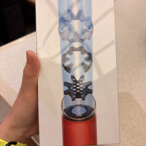 港行戴森dyson hushjet mini cool掛頸風扇（紅色）