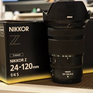 Nikon Nikkor Z 24-120mm F/4 S只用過三次(行貨),not canon,sony