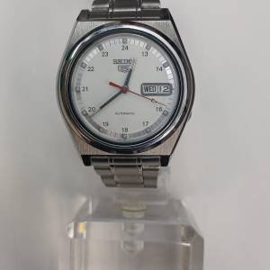 罕有全新Vintage 1990 Seiko5 7S26-8760 Automatic Watch W/ Leather Strap
