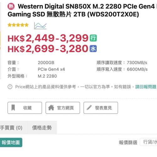 WD SN850X 2TB NVMe SSD M.2 PCIe 4