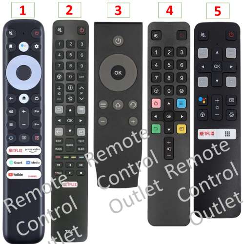 TCL 電視機遙控器 原裝/代用 RC801 RC802 RC902 RC902V RC902N TCL TV Remote Control