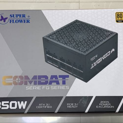 Super Flower Combat FG 80 PLus Gold 850W ATX3.1 全模組電源供應器 火牛 SF-850C...