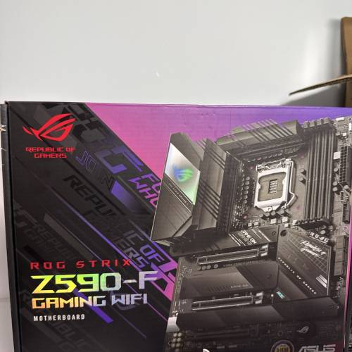 rog strix z590f gaming wifi有盒