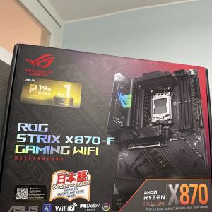 rog strix x870 f gaming wifi有盒正常使用無馬甲