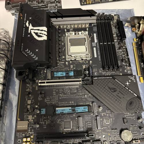rog strix x870 f gaming wifi有盒正常使用無馬甲