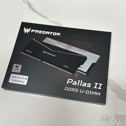 Acer Predator Pallas II 32GB (2 x 16GB) DDR5 6400Mhz C32