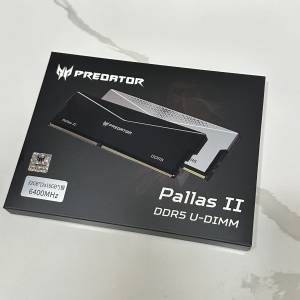 Acer Predator Pallas II 32GB (2 x 16GB) DDR5 6400Mhz C32