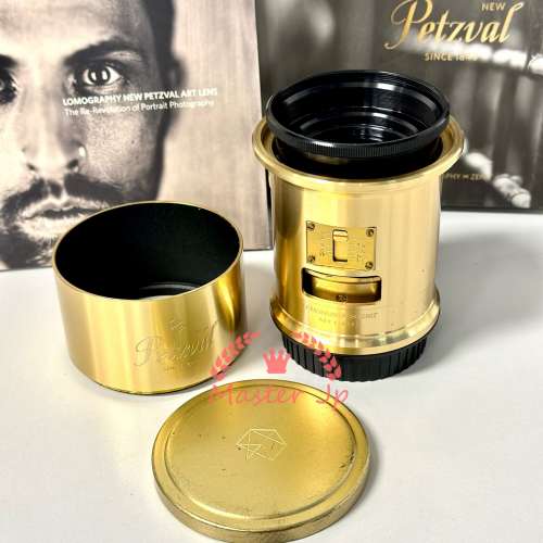 (二手)❗️ Lomography PETZVAL 85mm F2.2 for Canon EF Art Lens Brass 黃銅鏡頭 ...
