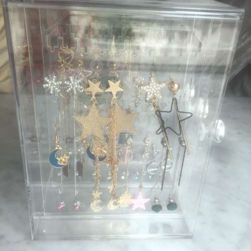 $20 全新 水晶 透明 耳環 飾物 架 20cm 高 20cm 闊