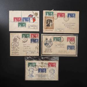 1937年英皇佐治六世加冕紀念首日封(香港票)