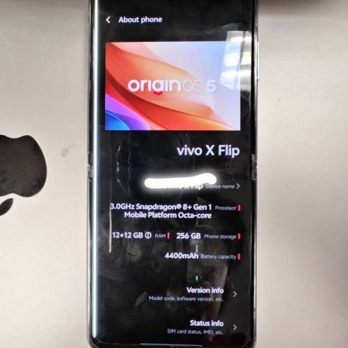 Vivo Xflip purple 256GB