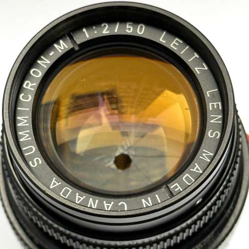 Leica Summicron-m 50mm f2 IV 7 elements tiger claw version lens with original ho