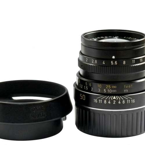 Leica Summicron-m 50mm f2 IV 7 elements tiger claw version lens with original ho