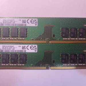 Samsung 8GB DDR4 3200MHz RAM DIMM 一對