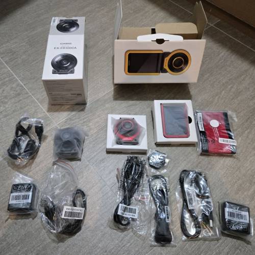 CASIO EX-FR100CA 運動相機 + 鏡頭