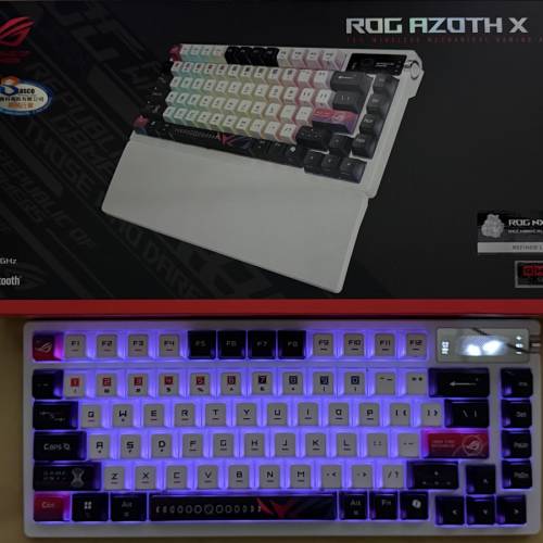 ROG Azoth X Gaming Keyboard NX V2 Snow雪軸夜神電競鍵盤