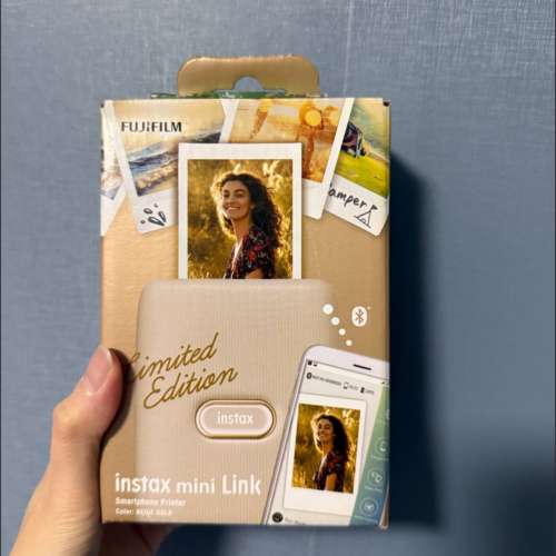 Fujifilm Instax mini link相片打印機  limited edition 卡其色