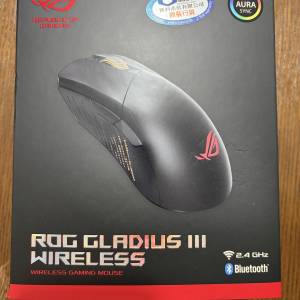 ASUS ROG Gladius III Wireless Gaming Mouse 無線 電競滑鼠 華碩